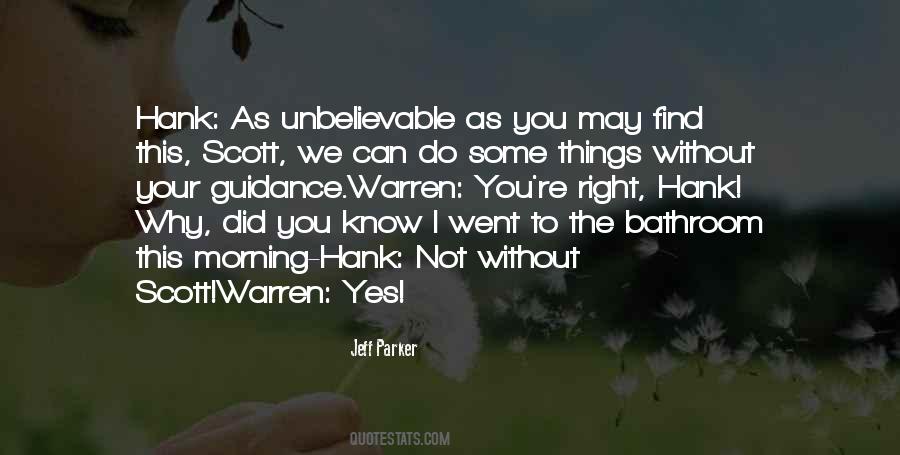 Jeff Parker Quotes #1080516