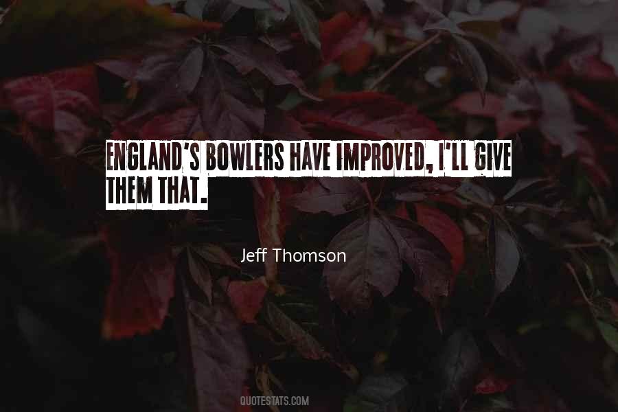 Jeff Thomson Quotes #1751092