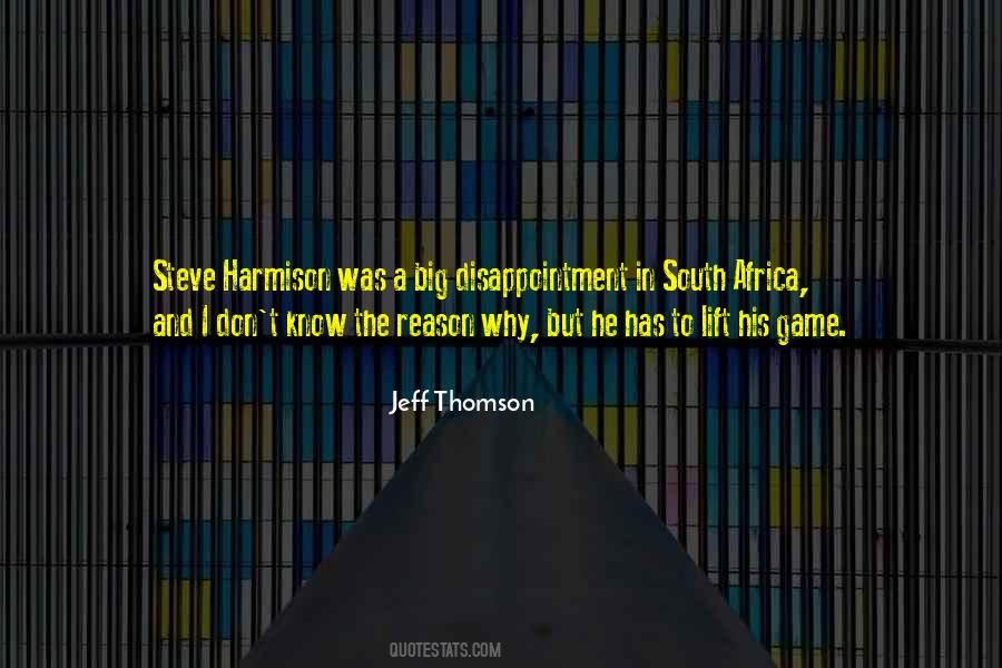 Jeff Thomson Quotes #87617 Jeff Thomson Quotes #87617