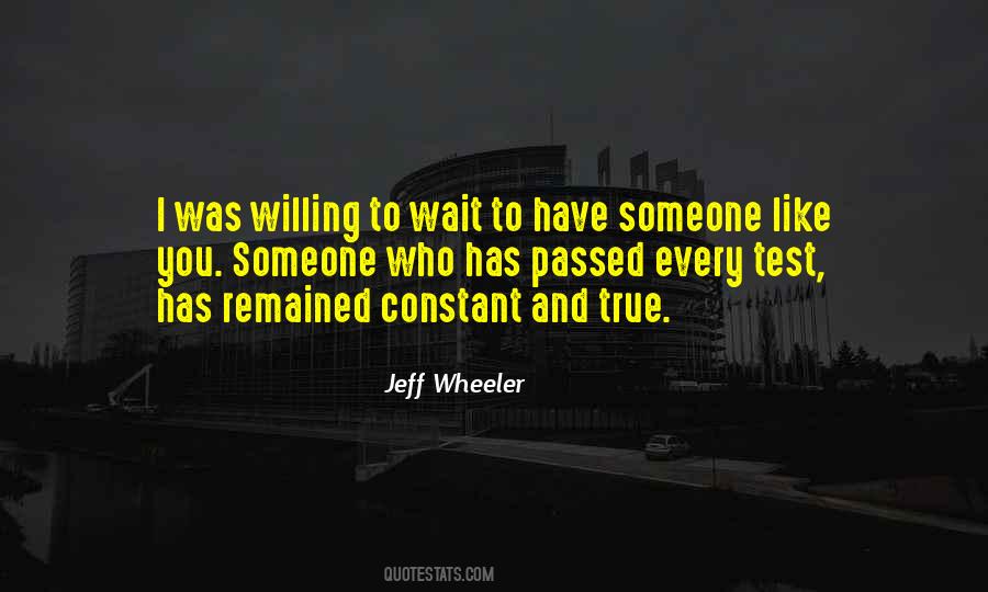 Jeff Wheeler Quotes #1638458