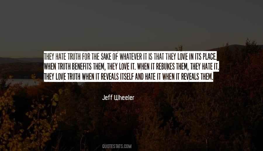 Jeff Wheeler Quotes #969939