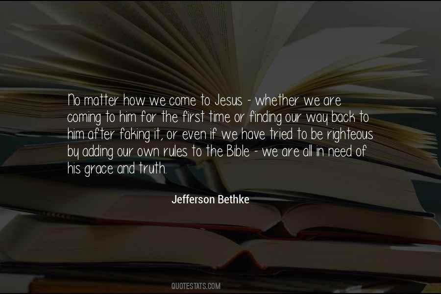 Jefferson Bethke Quotes #1217189