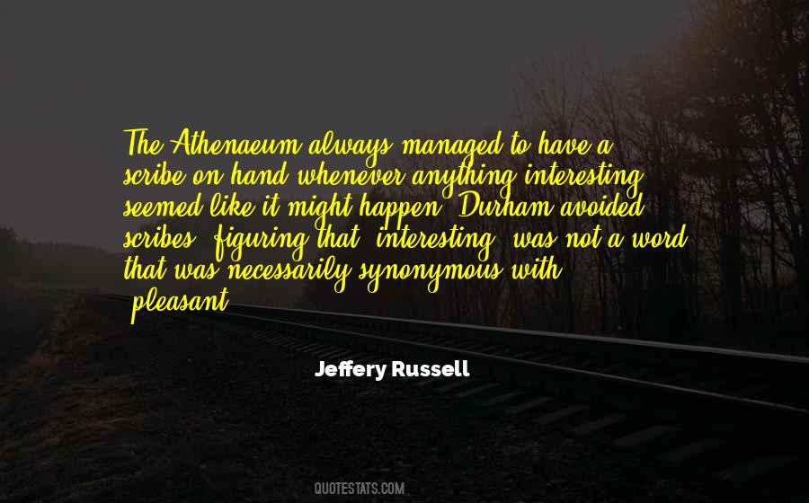 Jeffery Russell Quotes #1054851