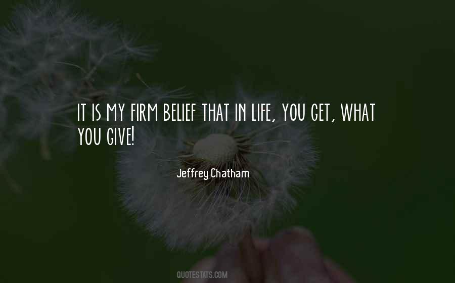 Jeffrey Chatham Quotes #819790