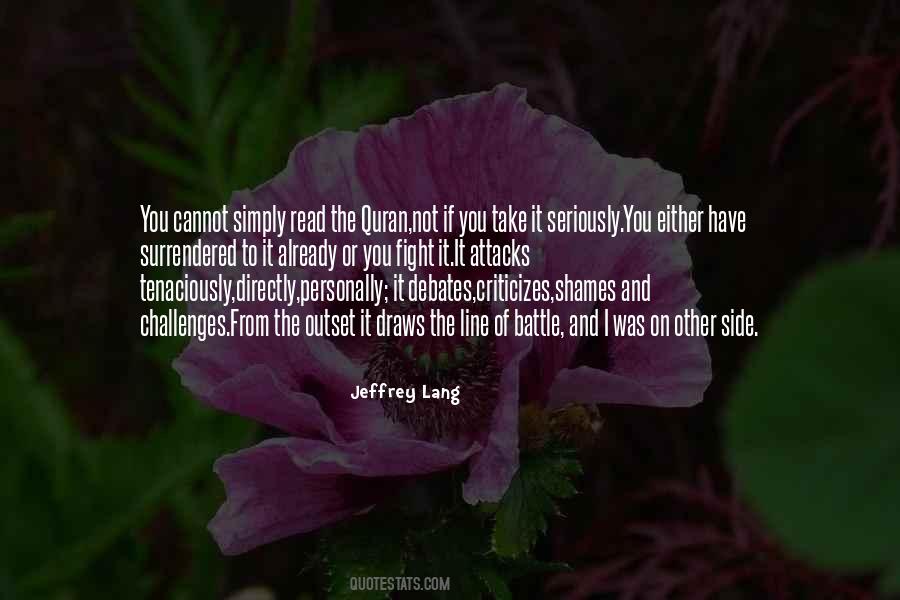 Jeffrey Lang Quotes #401150