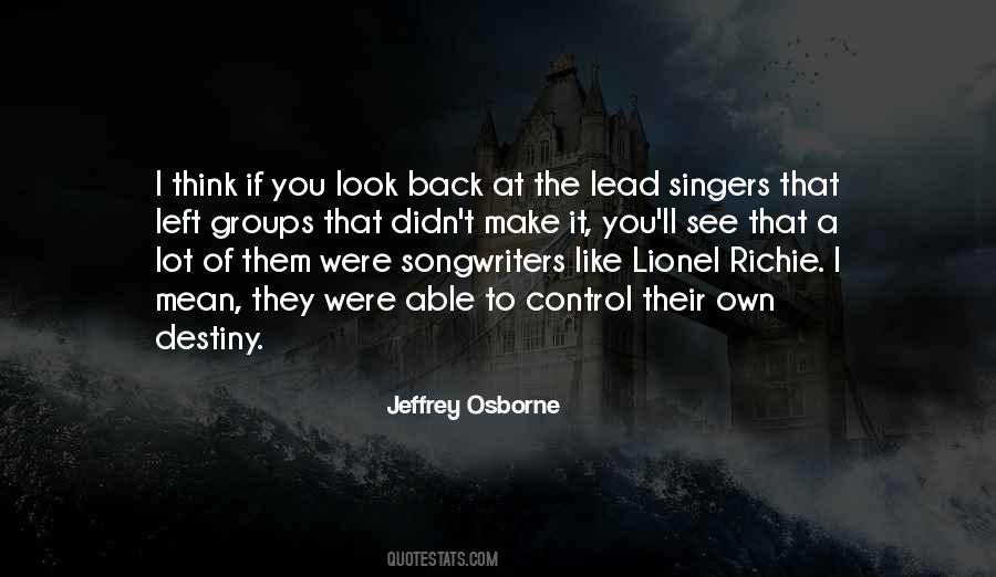 Jeffrey Osborne Quotes #1450699