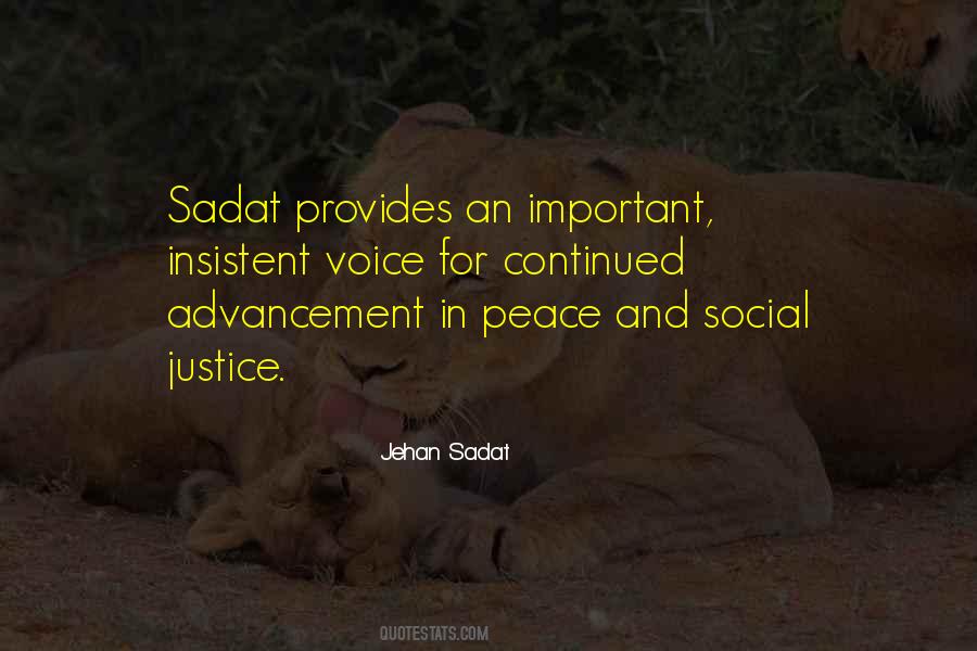 Jehan Sadat Quotes #1826819