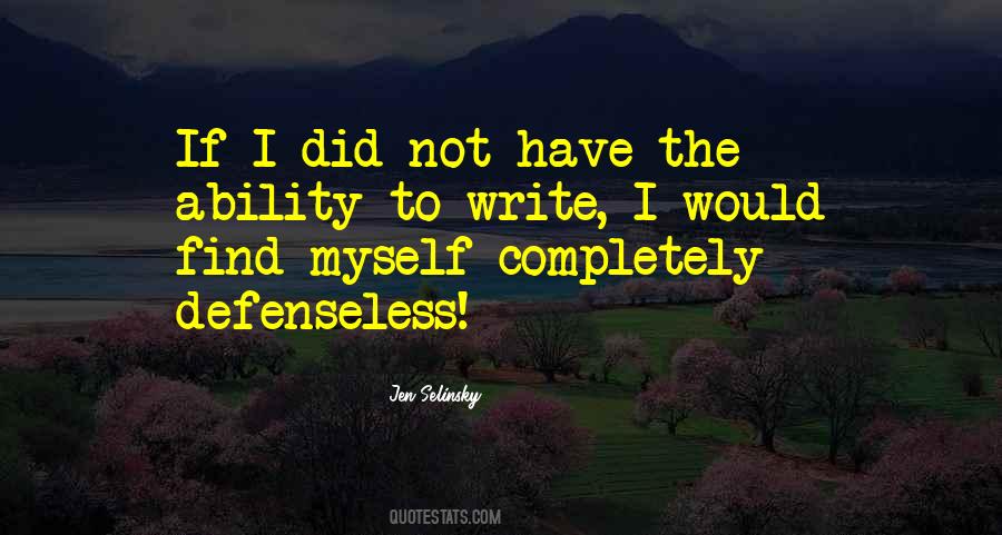 Jen Selinsky Quotes #135982