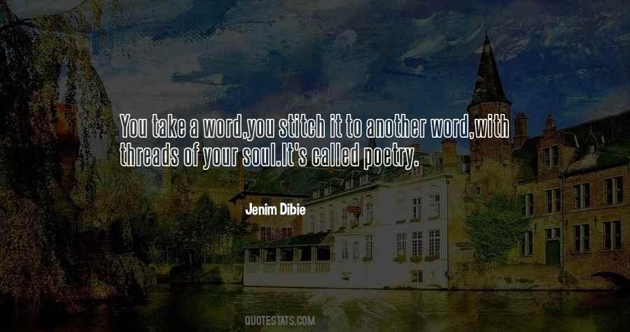 Jenim Dibie Quotes #735242