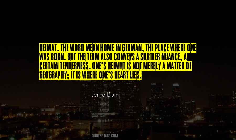 Jenna Blum Quotes #632814