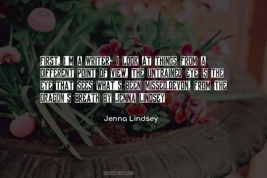 Jenna Lindsey Quotes #278642