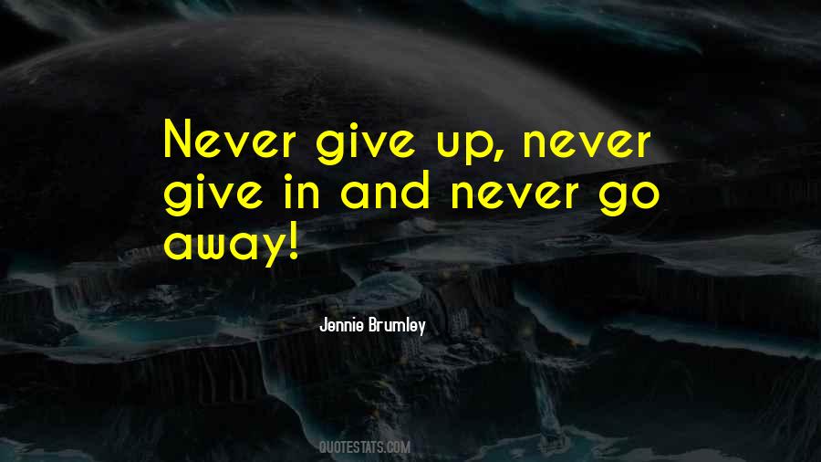 Jennie Brumley Quotes #1140886