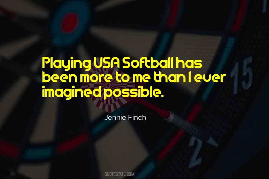 Jennie Finch Quotes #42539