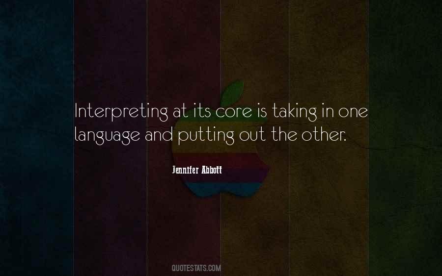 Jennifer Abbott Quotes #1623085