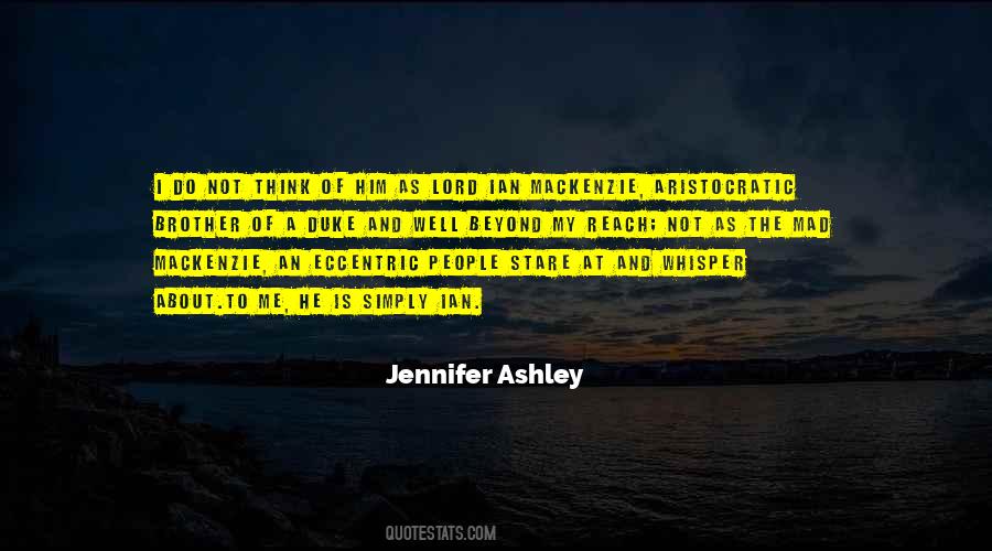 Jennifer Ashley Quotes #1087914
