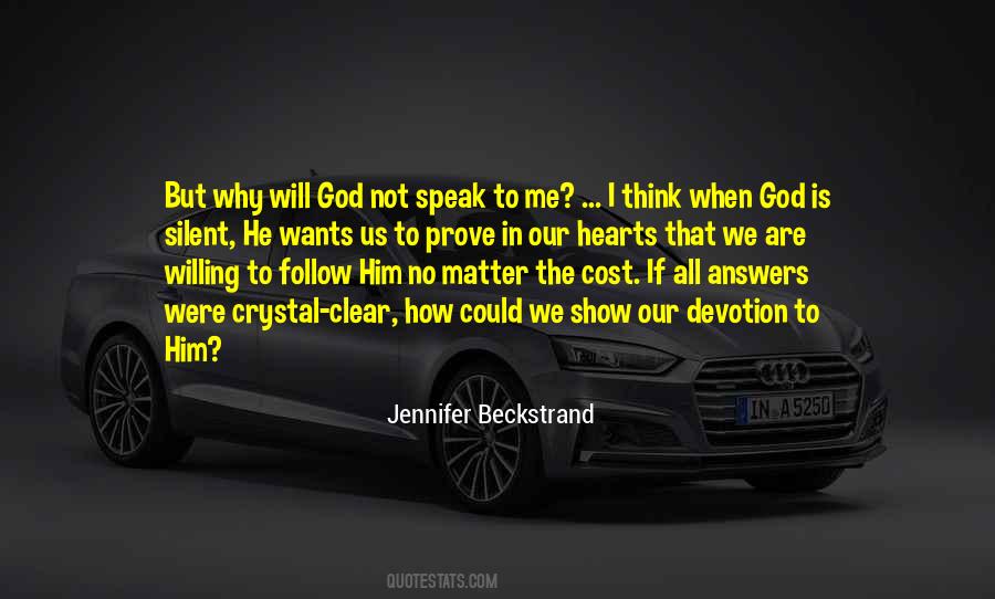 Jennifer Beckstrand Quotes #128479