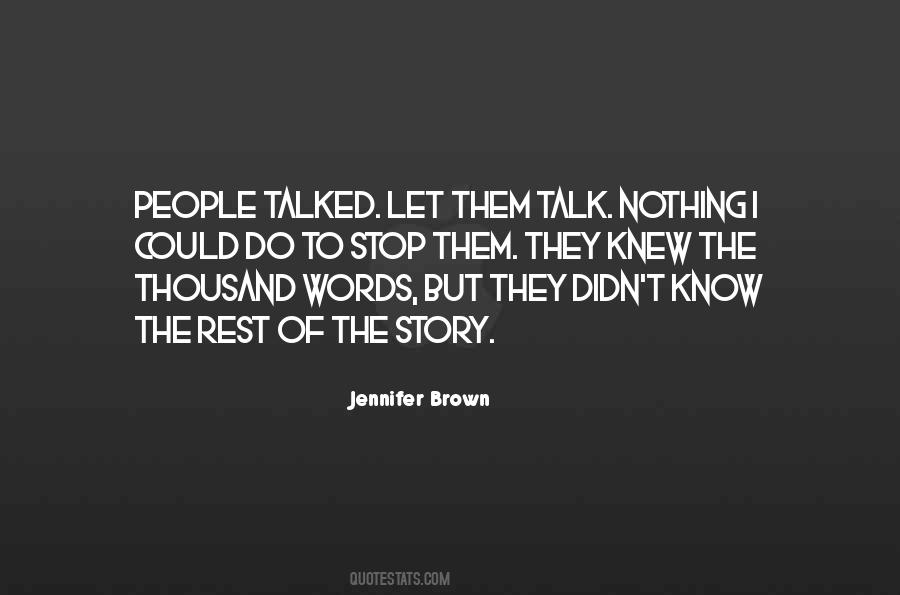 Jennifer Brown Quotes #621886