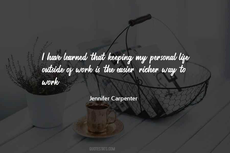 Jennifer Carpenter Quotes #1601242