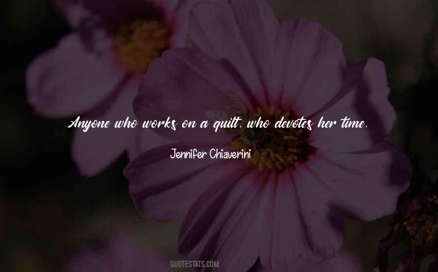 Jennifer Chiaverini Quotes #216985