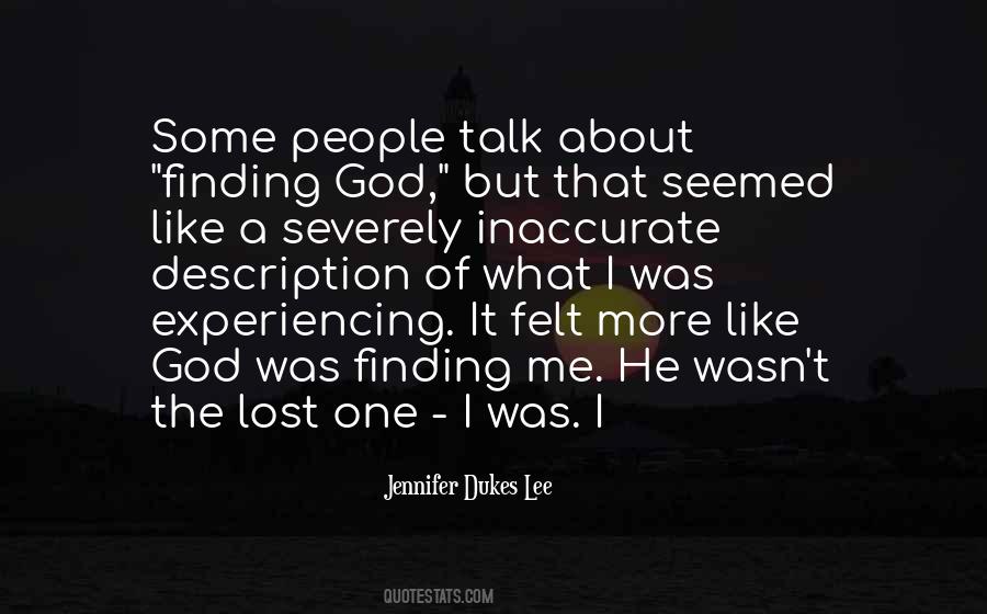 Jennifer Dukes Lee Quotes #1730657