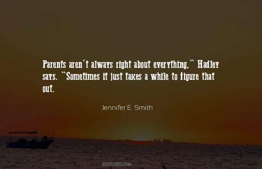 Jennifer E. Smith Quotes #1570310