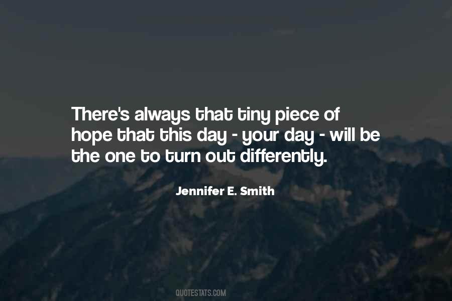 Jennifer E. Smith Quotes #226480