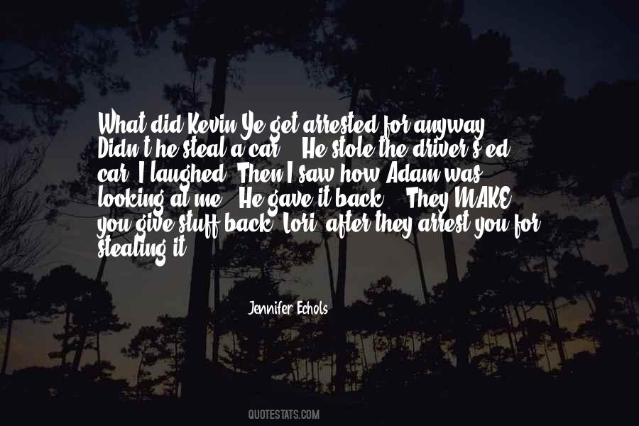 Jennifer Echols Quotes #556421