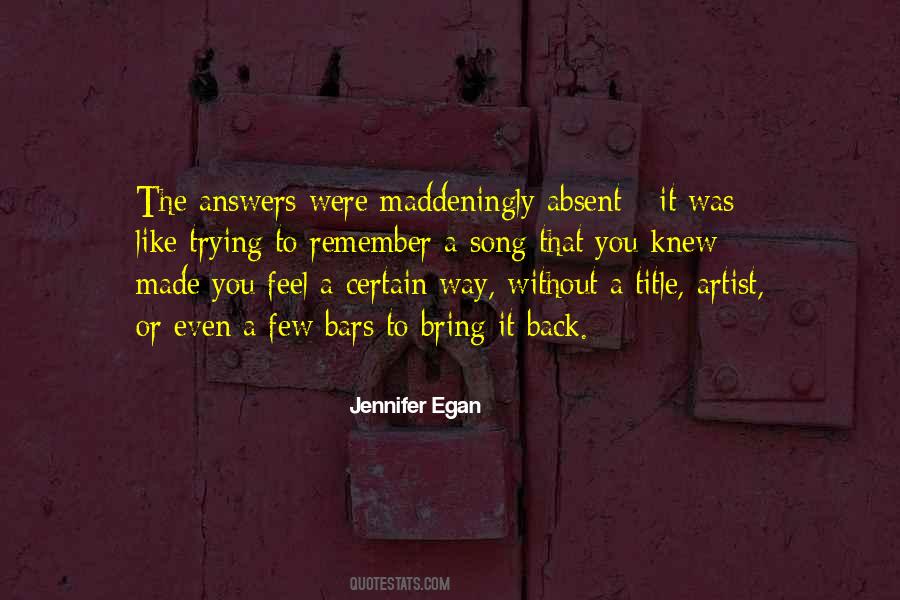 Jennifer Egan Quotes #414207