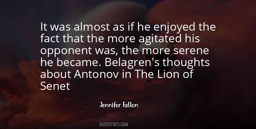 Jennifer Fallon Quotes #1186422