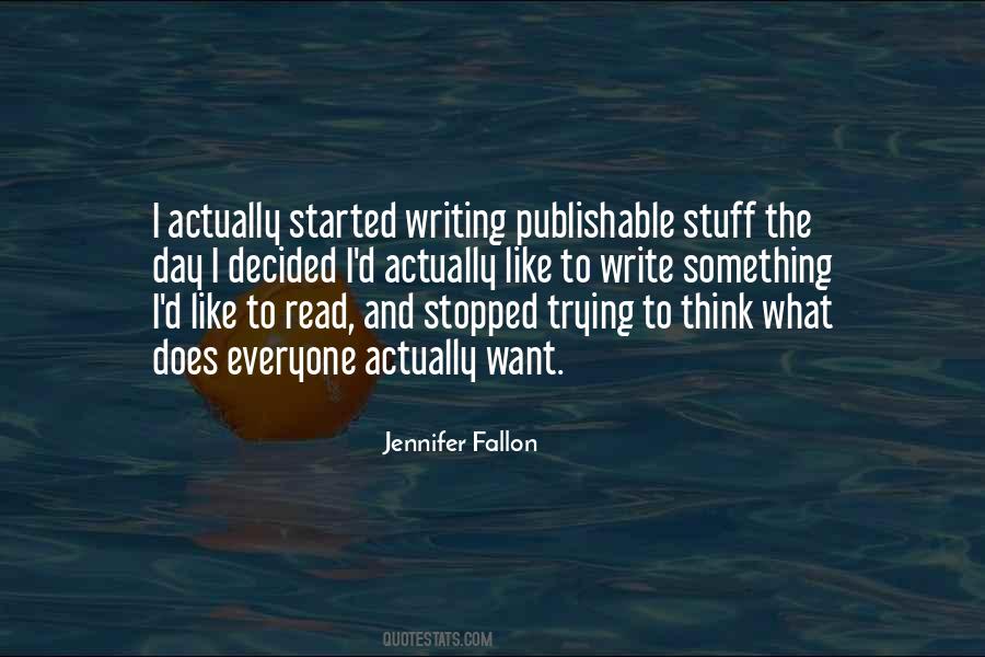 Jennifer Fallon Quotes #195482