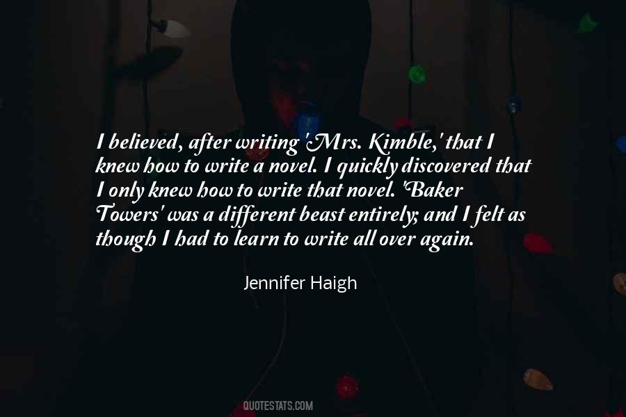 Jennifer Haigh Quotes #304415