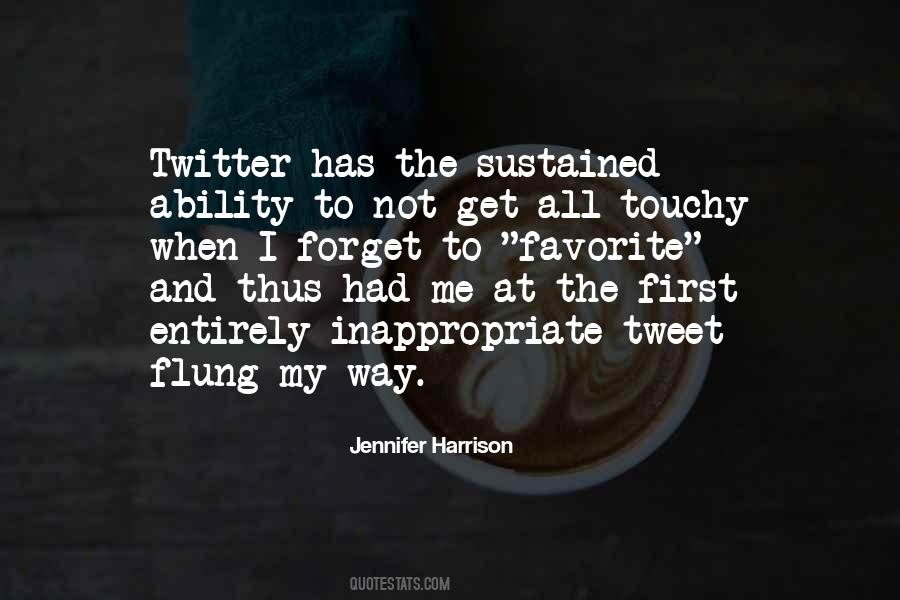 Jennifer Harrison Quotes #1863682