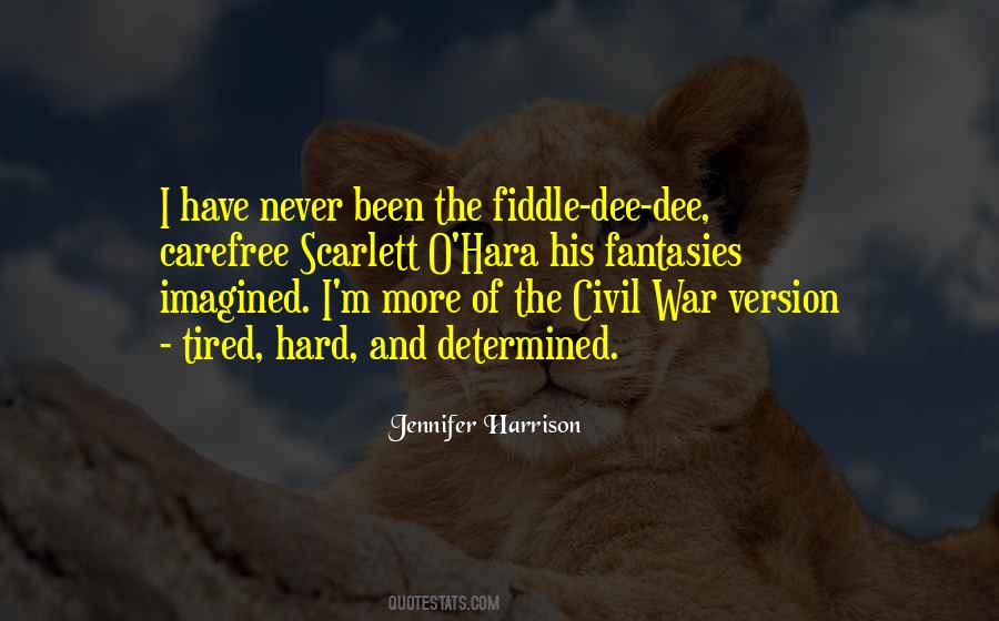 Jennifer Harrison Quotes #461817
