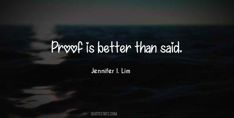 Jennifer I. Lim Quotes #1439122