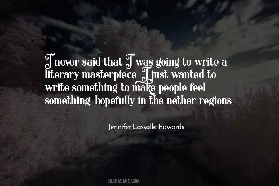 Jennifer Lassalle Edwards Quotes #1433550