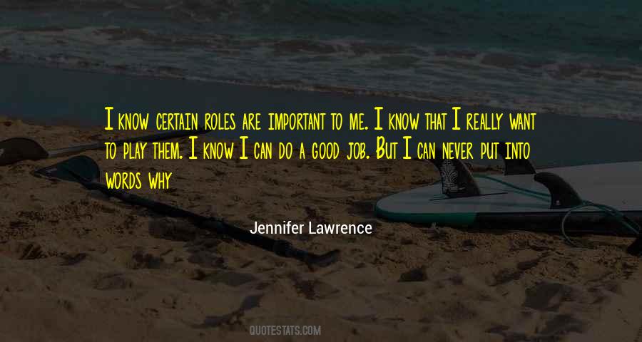 Jennifer Lawrence Quotes #1029010