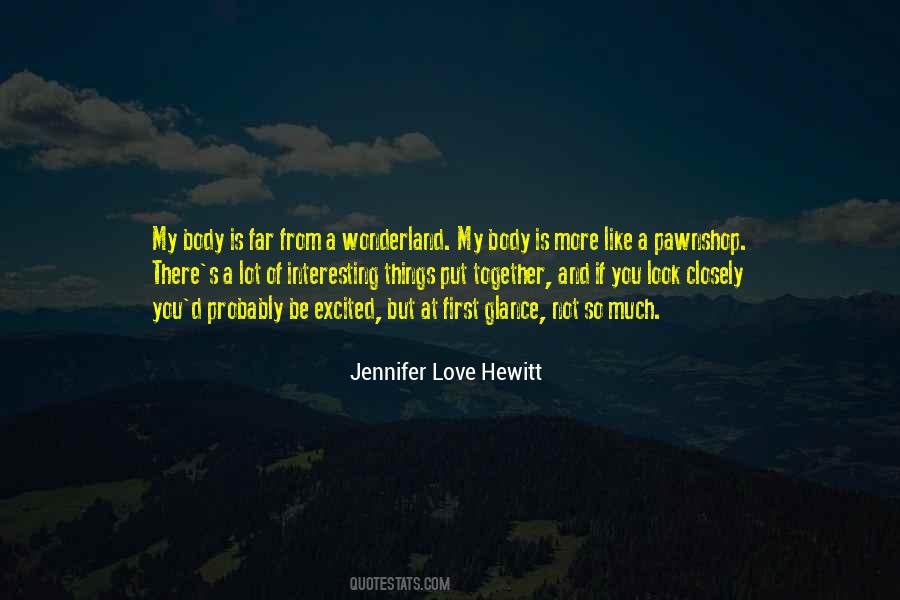 Jennifer Love Hewitt Quotes #140034