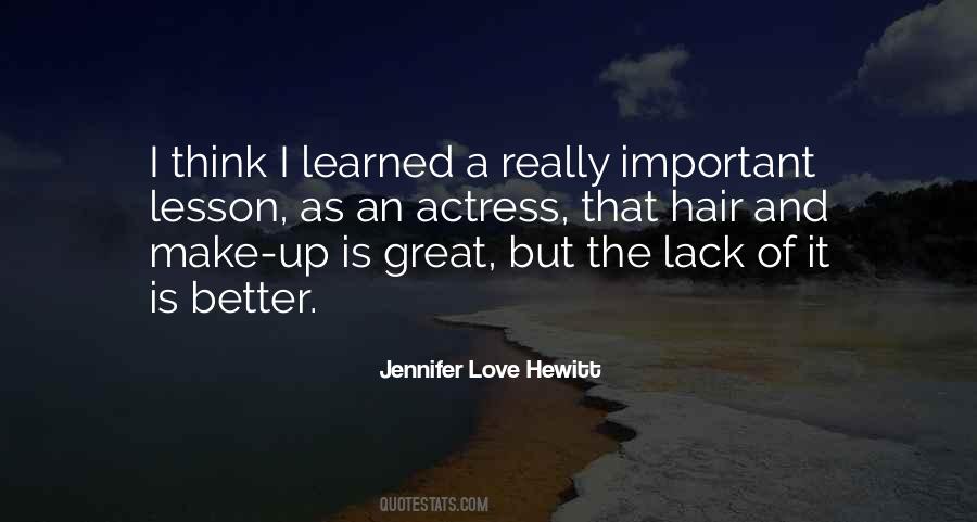 Jennifer Love Hewitt Quotes #668393