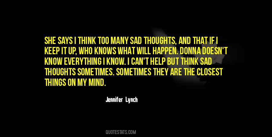 Jennifer Lynch Quotes #486213
