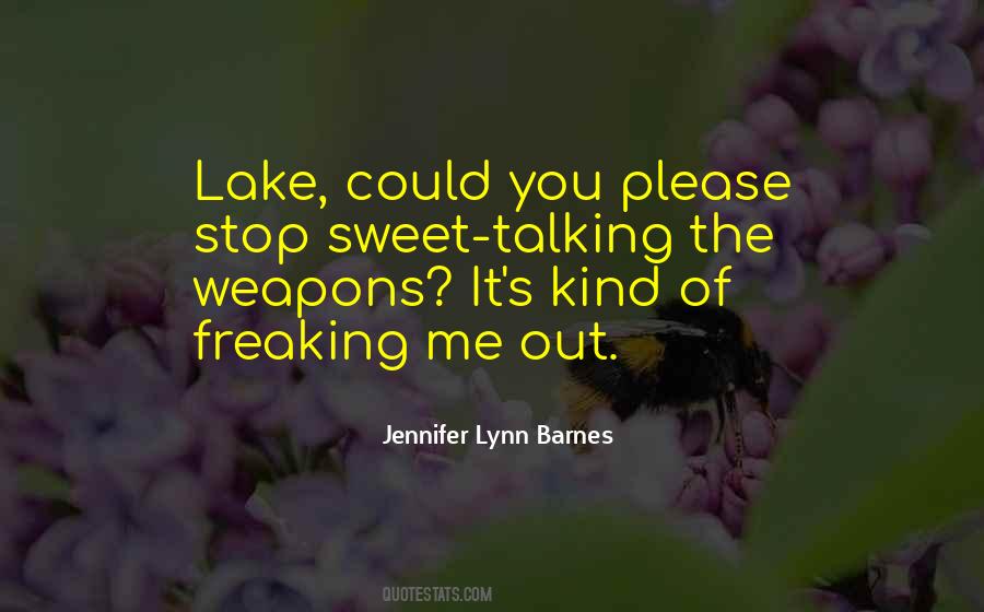 Jennifer Lynn Barnes Quotes #1382442