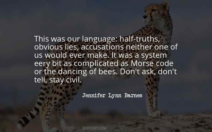 Jennifer Lynn Barnes Quotes #6767