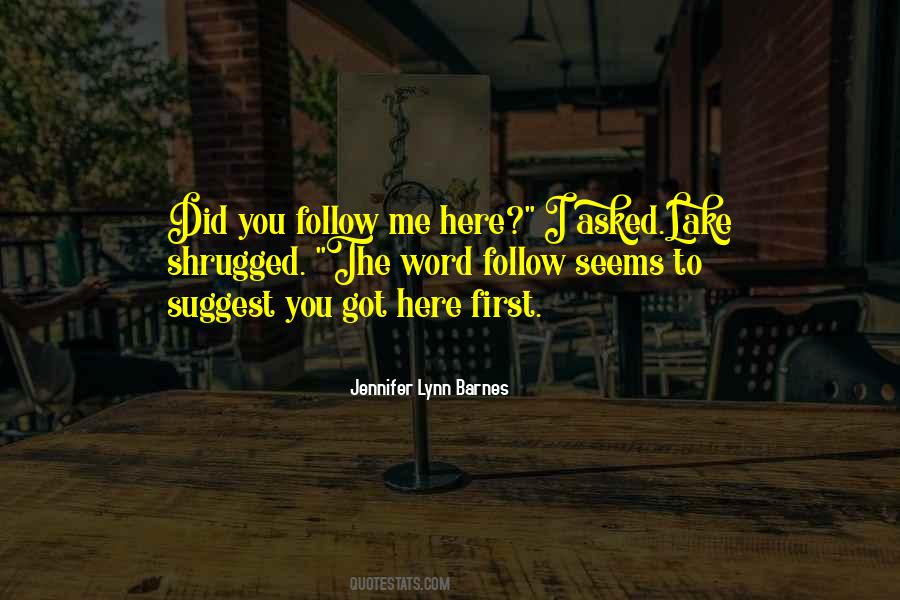 Jennifer Lynn Barnes Quotes #87680