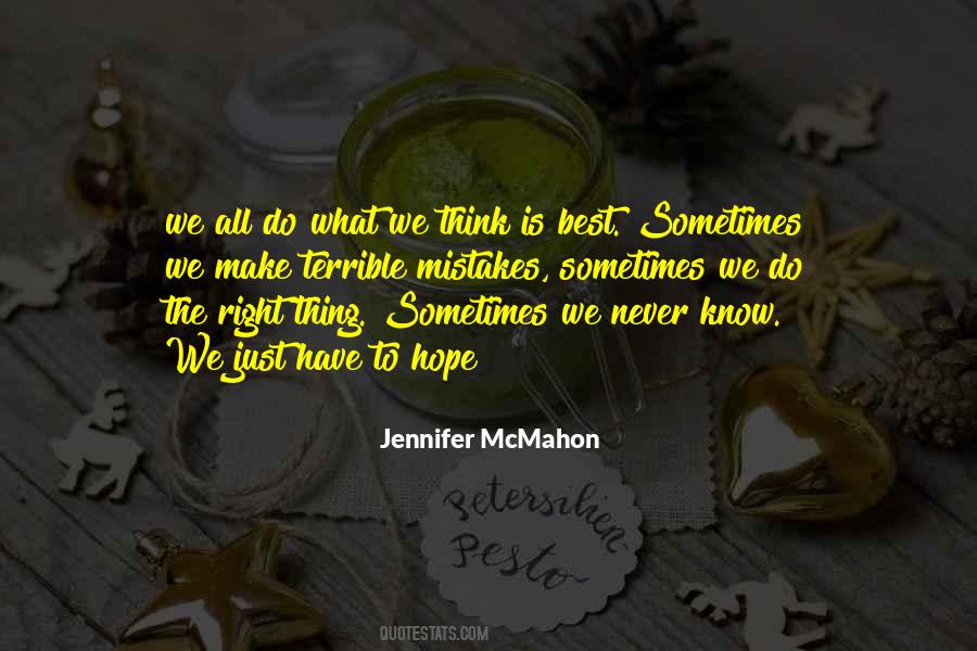 Jennifer McMahon Quotes #1119937