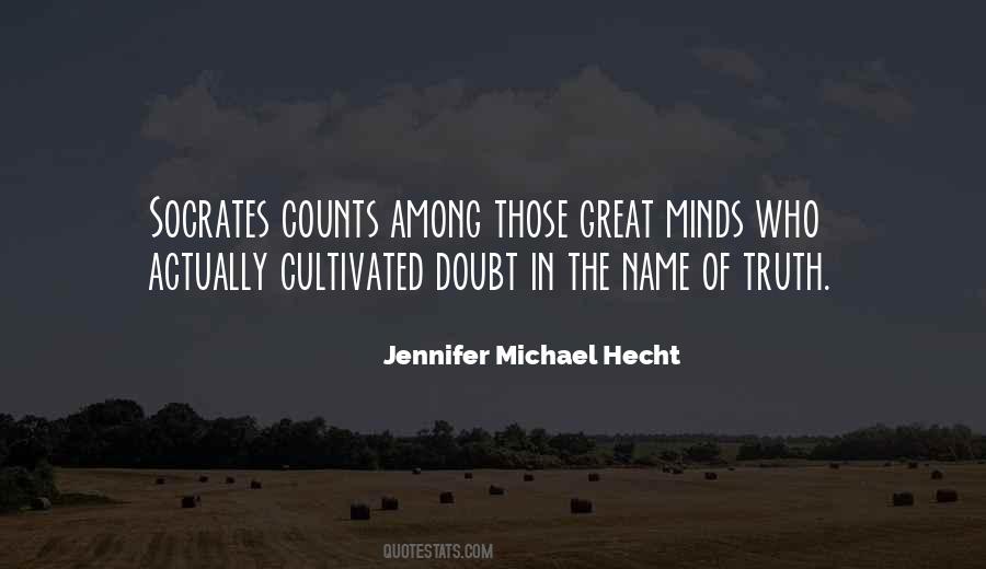 Jennifer Michael Hecht Quotes #1828195