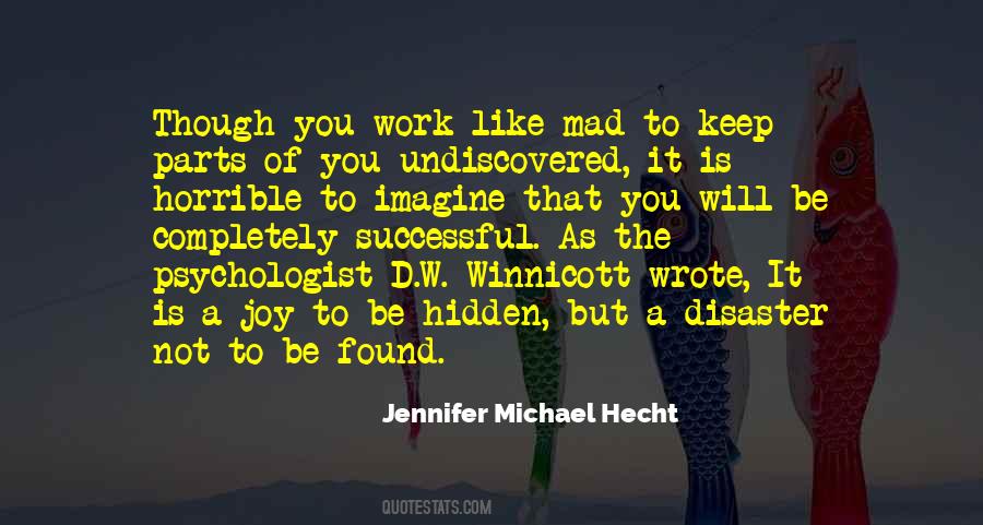 Jennifer Michael Hecht Quotes #186530