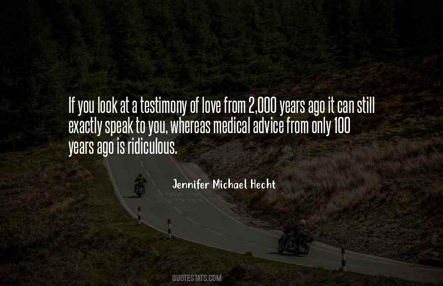 Jennifer Michael Hecht Quotes #21607
