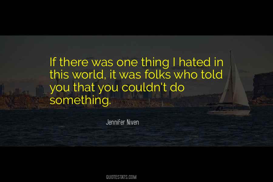 Jennifer Niven Quotes #1057697