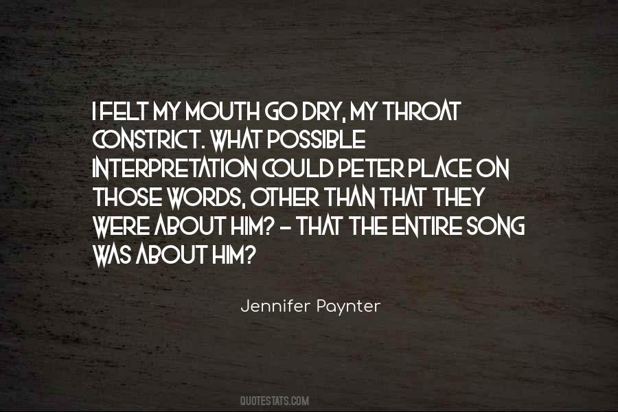 Jennifer Paynter Quotes #813536