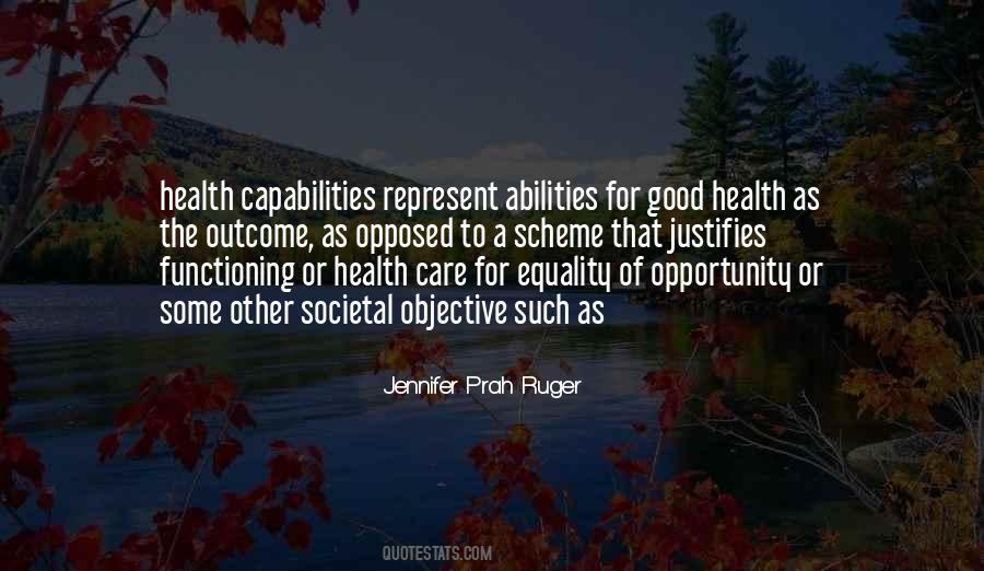 Jennifer Prah Ruger Quotes #1637990