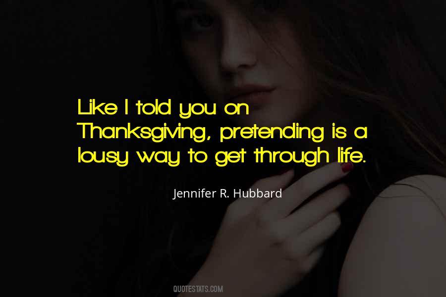 Jennifer R. Hubbard Quotes #24352